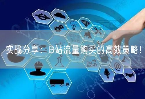 实战分享：B站流量购买的高效策略！